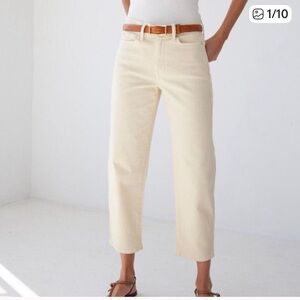 AYR The Beat Drop Women's Cream Jeans size 31